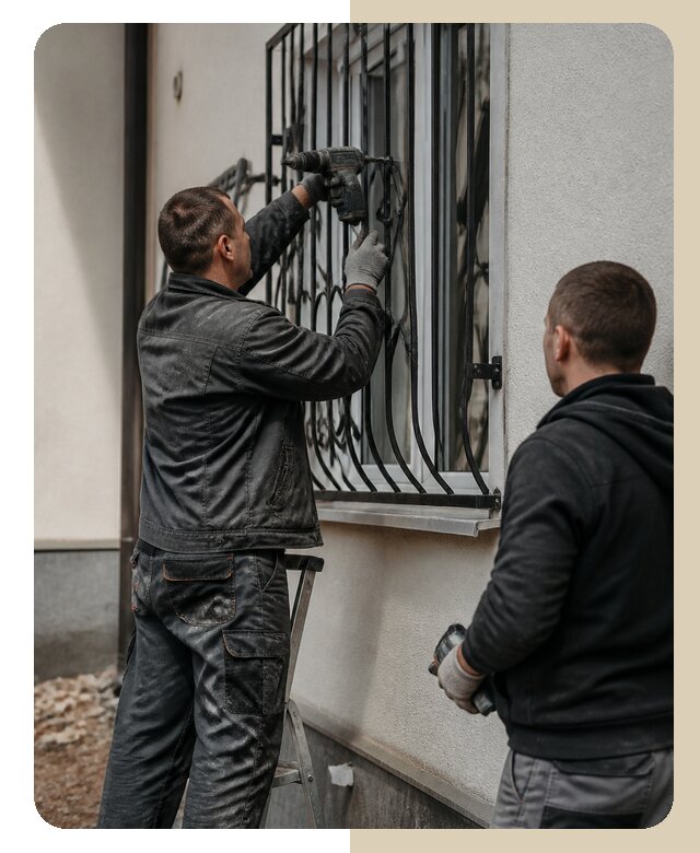 Установка наружных решеток в Балтийске от 4996 р. | Дверной